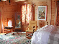 Cozy retreat in the master bedroom