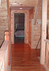 Upstairs bedrooms, each with private bath!